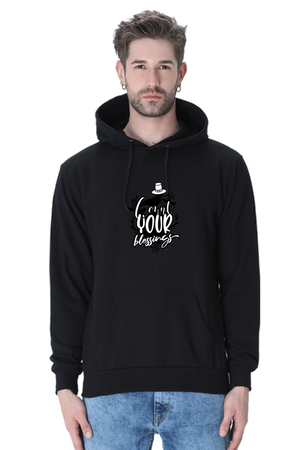 Count Your Blessings Motivational Unisex Hoodie