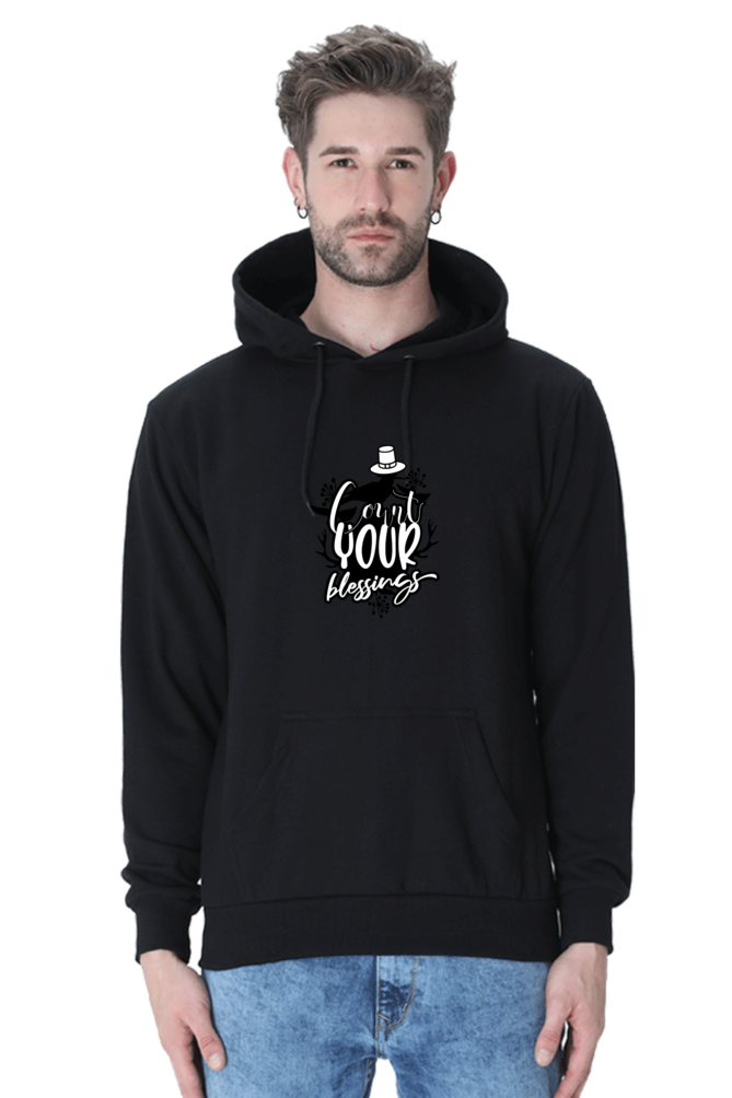 Count Your Blessings Motivational Unisex Hoodie