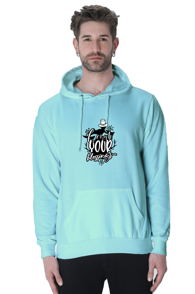 Count Your Blessings Motivational Unisex Hoodie