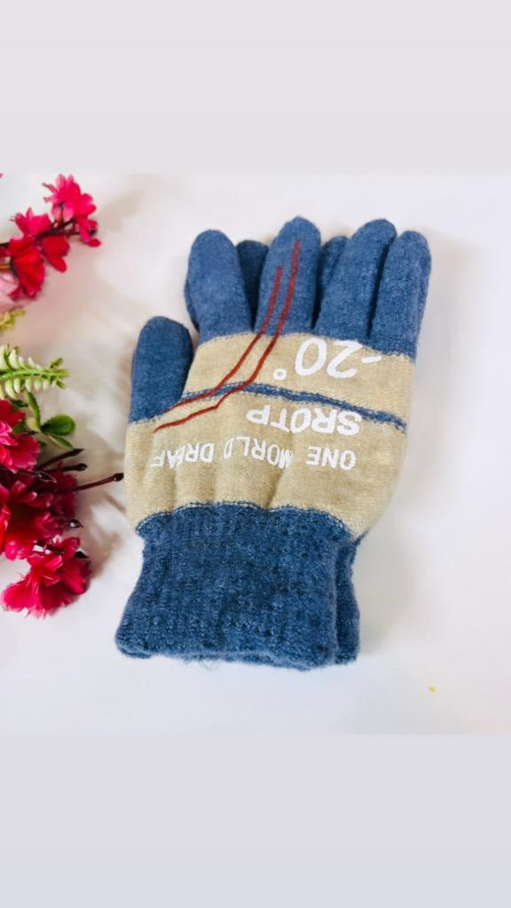 Printed Winter Men & Women Gloves