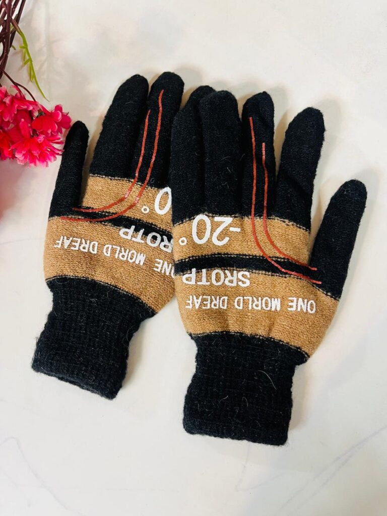 Printed Winter Men & Women Gloves